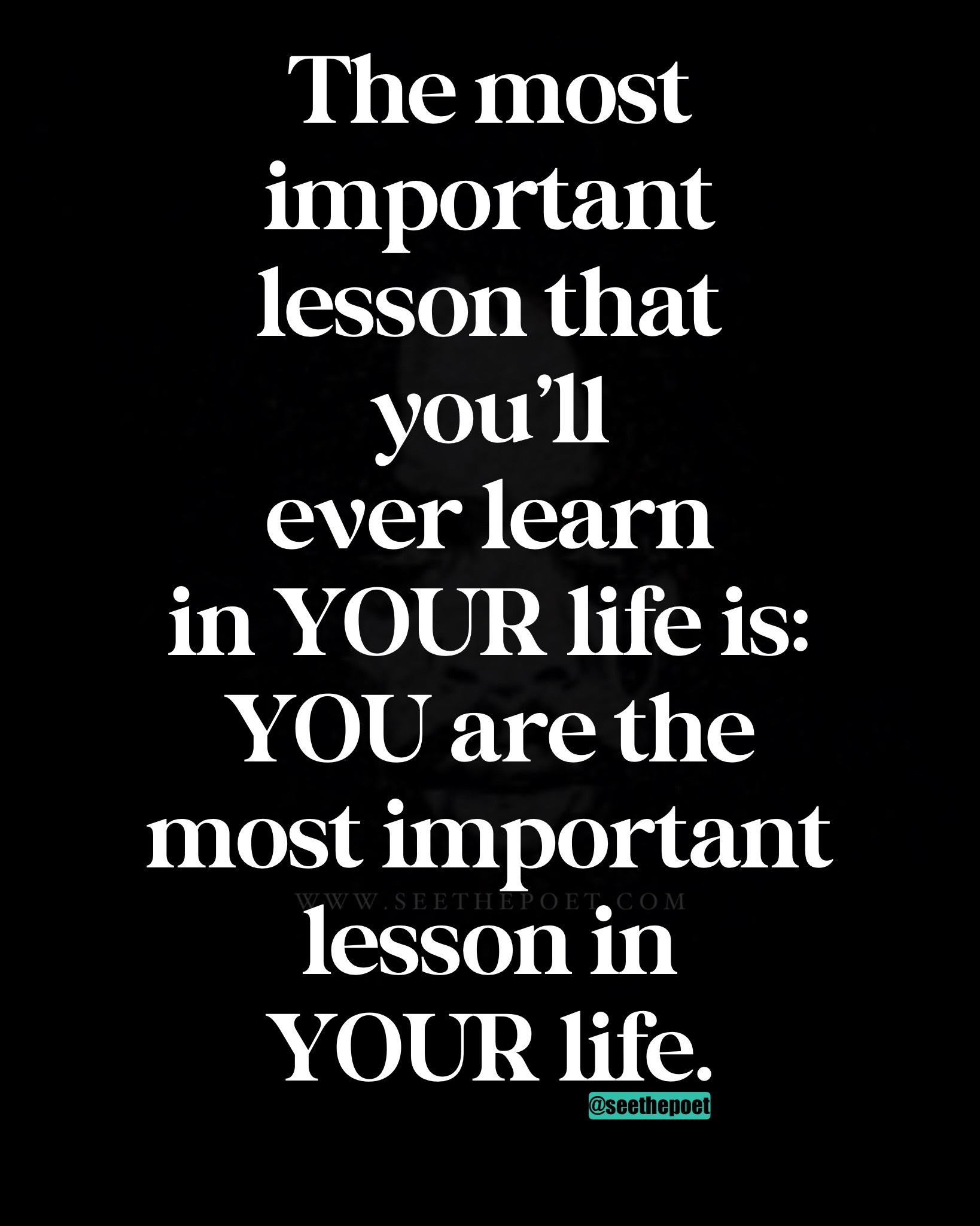 For the “YOU” out there…