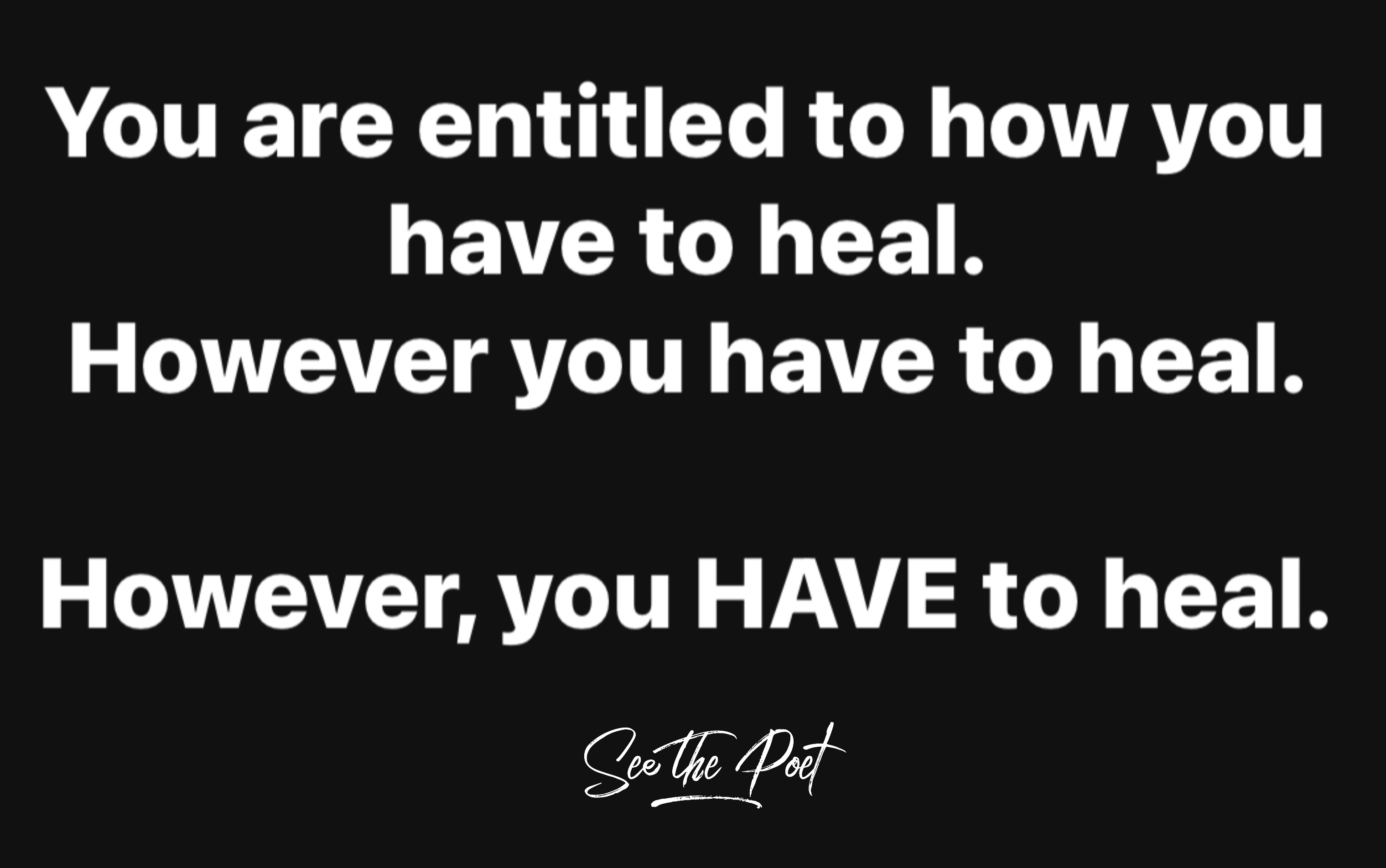 Your Healed Self.